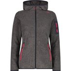 CMP   Damen  Fleecejacke grau Größe XXS Trekking  Elastisch