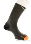Salewa Mountain Trainer Crew Merino Herren Wandersocken-Oliv-Dunkelgrün-39-41