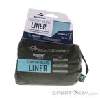 Sea to Summit Comfort Blend Rectangular Hüttenschlafsack/Inlett-Hell-Blau-One S