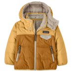 Patagonia - Baby Reversible Tribbles Hoody - Winterjacke Gr 3-6 Months beige/bra