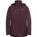 JACK WOLFSKIN Damen Funktionsjacke ROTWAND 3IN1 JKT W, Größe S in Grau