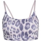 ADIDAS Damen BH Optime Essentials Workout Leopard Light Support BH, Größe M in