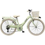 ADRIATICA Cityfahrrad 24 Zoll PANDA, grün, Größe 35cm in Grün