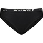 Mons Royale Folo Merino  Damen  Kurze Unterhose schwarz Größe L   Elastisch Me