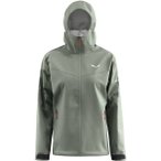 SALEWA Damen Funktionsjacke PUEZ AQUA 4 PTX 2.5L W JACKET, Größe 46 in Grün