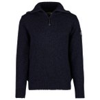 Devold - Nansen Sweater Zip Neck - Merinopullover Gr S blau
