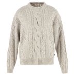 Fjällräven - Women's Övik Cable Knit - Wollpullover Gr XL beige/grau