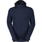 SCOTT Herren Kapuzensweat SCO Hoody M's Commuter Merino, Größe S in Blau
