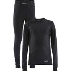 CRAFT Kinder Wäscheset CORE Dry Baselayer Set J, Größe 122 in Schwarz