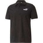 PUMA Herren Polo ESS Pique Polo, Größe S in Schwarz