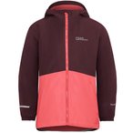 Jack Wolfskin Iceland 3in1  Kinder  Doppeljacke lila Größe 164 Camping  Elasti