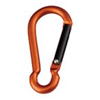 Munkees Pear-Shape 2er Pack Carabiner  Schlüsselanhänger orange Größe 6x60mm