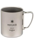 Snow Peak - Camping-/Biwakbecher 300 mL - Titanium Double Wall 300 Mug  - Grau