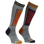 Ortovox Freeride Long  Herren  Skisocken rot Größe 42  Trekking  Kompressionse