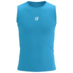Compressport - Trail Racing Tank - Laufshirt Gr L blau