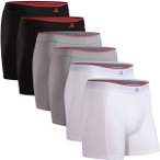 DANISH ENDURANCE Boxershorts Bamboo Trunks, Größe L in Grau
