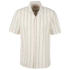 Revolution - Cuban Shirt Striped S/S - Hemd Gr S weiß