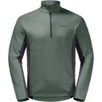 JACK WOLFSKIN Herren Unterjacke MOROBBIA HZ M, Größe S in Grün