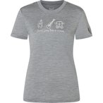 Super.Natural Van Life Bio J  Damen  T-Shirts grau Größe M Lifestyle  Hautfreu