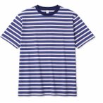 Mazine Herren Fine Striped T-Shirt (Größe M, lila)