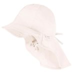 maximo - Kid's Mini Girl-Flapper mit Schleife - Cap Gr 47 cm weiß