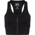 Super.Natural Damen Motion Zip Sport BH (Größe XS, schwarz)