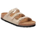 Birkenstock - Women's Florida Birko-Flor - Sandalen 38 - Narrow beige