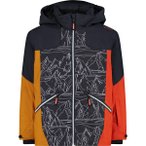 CMP Kinder Jacke KID JACKET FIX HOOD, Größe 140 in Bunt