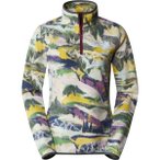 THE NORTH FACE Damen Rolli W 100 GLACIER PRINTED 1/4 ZIP - EU, Größe L in Grü