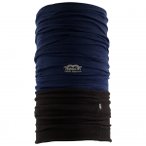 P.A.C. - Merino Fleece - Schlauchschal Gr One Size blau/schwarz