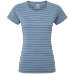 Mountain Equipment Groundup Stripe  Damen  T-Shirts blau Größe S Trekking  Ela