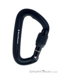 Black Diamond LiteForge Screwgate Karabiner-Schwarz-One Size