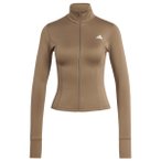 adidas - Women's Workout Essentials Zip Through Jacket - Longsleeve Gr S braun/b