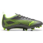 PUMA Kinder Fussball-Rasenschuhe ULTRA 5 PLAY FG/AG Jr, Größe 37 ½ in Grau
