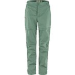 Fjällräven Abisko Hike Zip-Off Hose Damen  Zip-Hosen gruen Größe XS Camping 