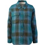 Marmot Damen Ridgefield Sherpa Flannel Jacke (Größe XS, tuerkis)