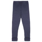 maximo - Kid's Rippstrick Leggings - Leggings Gr 122/128 blau