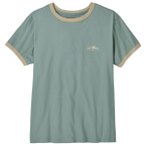 Patagonia - Women's Fitz Roy Foothills Ringer Tee - T-Shirt Gr XS türkis