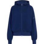 adidas Soft Lux Full Zip Damen Hoodie ( Blau S)