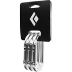 Black Diamond Oval Keylock Karabiner 3er Pack  Karabiner silber Größe One Size