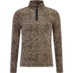 PROTEST Damen Rolli PRTRefuzzy 1/4 zip active top, Größe 44 in Braun