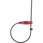Abus TravelGuard Kabelsicherung  Fahrradschlösser rot Größe 45CM