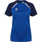 HUMMEL Damen Shirt hmlLEAD 2.0 JERSEY S/S WOMAN, Größe S in Blau