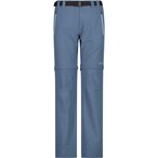 CMP Zip Off Hose Damen  Zip-Hosen blau Größe XXS Trekking  Elastisch