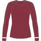 Falke Damen Unterhemden lg.Arm Da W Longsleeved Shirt Trend, Größe M in Rot