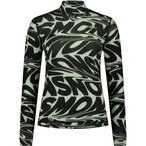 Mons Royale Cascade Merino Mock Neck  Damen  Langarm Unterhemden gruen Größe S