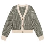 DEDICATED - Women's Cardigan Kanan Bubble Knit - Cardigan Gr S grau