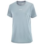 Salomon - Women's Sense Aero S/S Tee GFX - Laufshirt Gr XS grau