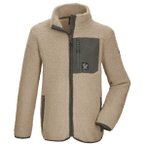 killtec - Boy's Kow 144 Fleece Jacket - Fleecejacke Gr 140 beige