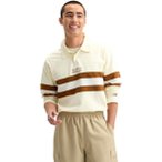 New Balance Sport Legacy Rugby Herren Longsleeve ( Beige L)